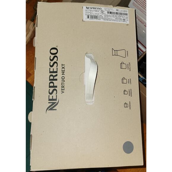 Nespresso Vertuo Next Espresso Coffee Maker Machine Matte Black Chrome - Picture 9 of 10